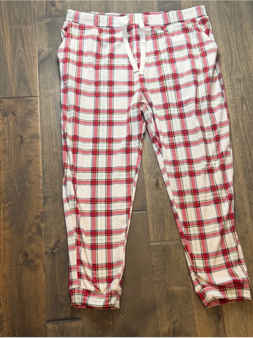 Auden Christmas Plaid Fleece Pajama Set Women’s XXL Red Green Holiday PJs - Picture 6 of 11